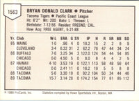 1989 ProCards Bryan Clark #1563