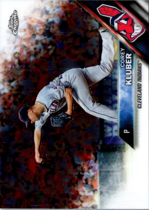 2016 Topps Chrome Corey Kluber #182