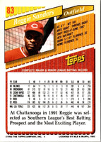1993 Topps Gold Reggie Sanders #83