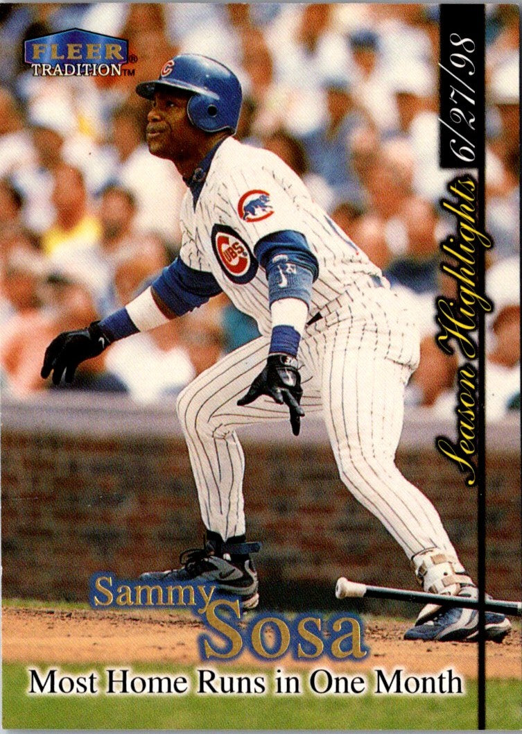 1998 Fleer Tradition Update Sammy Sosa