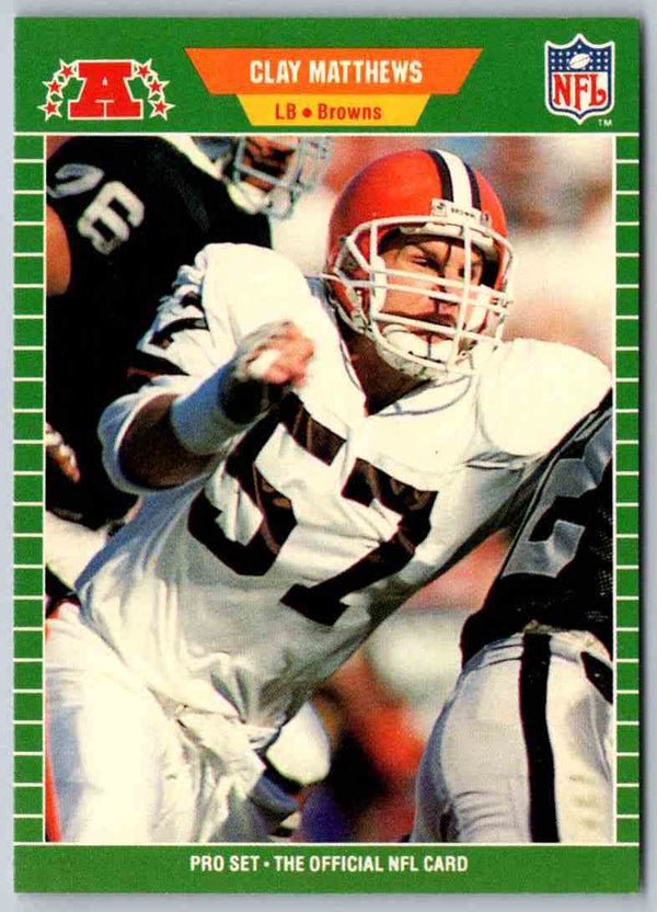 1989 NFL Proset Clay Matthews #80