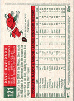 2008 Topps Heritage Dave Davidson #121 Rookie