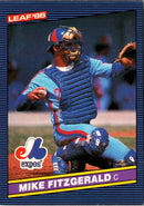 1986 Leaf Mike Fitzgerald