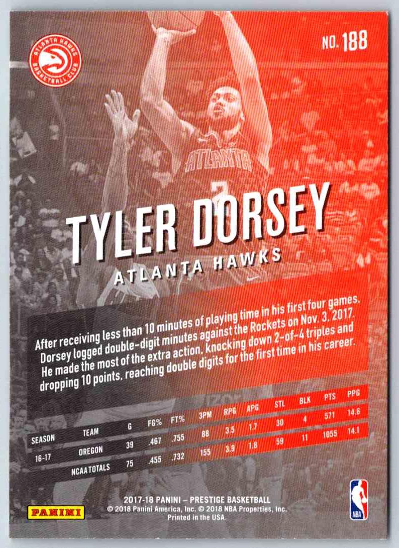 2017 Prestige Tyler Dorsey