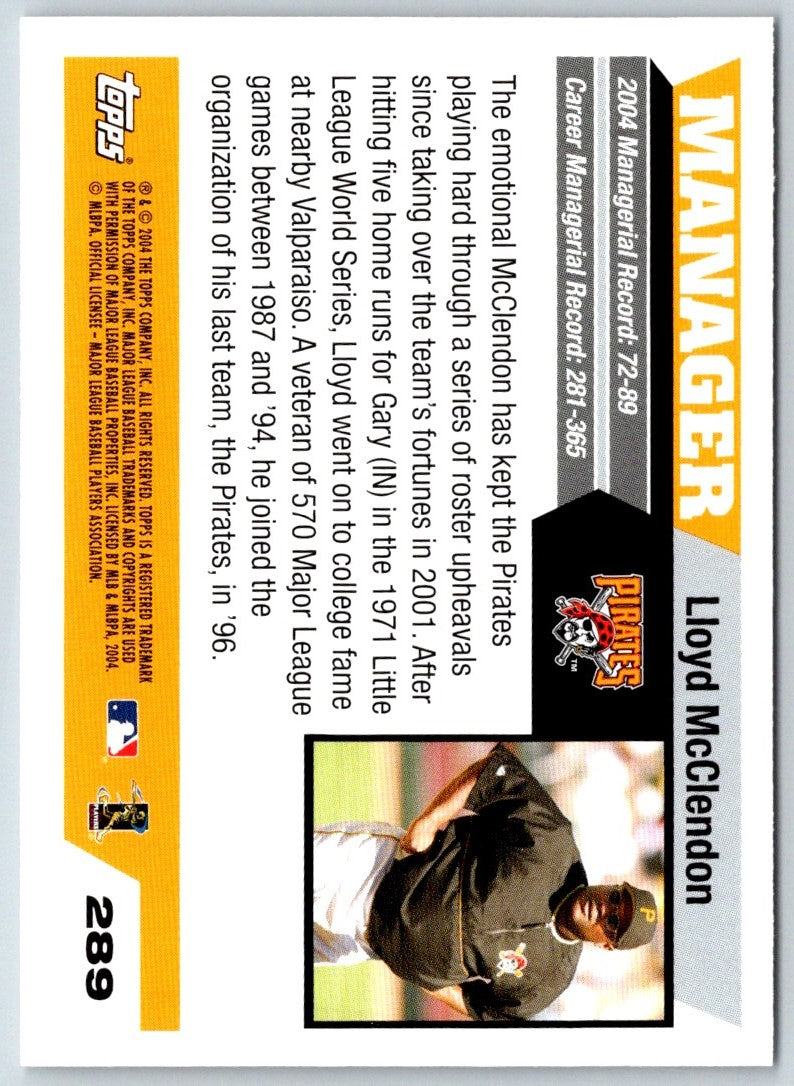 2004 Topps Lloyd McClendon