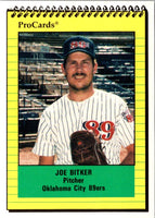 1991 ProCards Joe Bitker #171