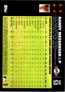 2007 Topps Updates & Highlights Randy Messenger
