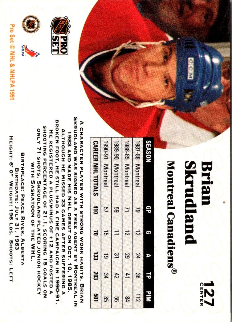 1991 Pro Set Brian Skrudland