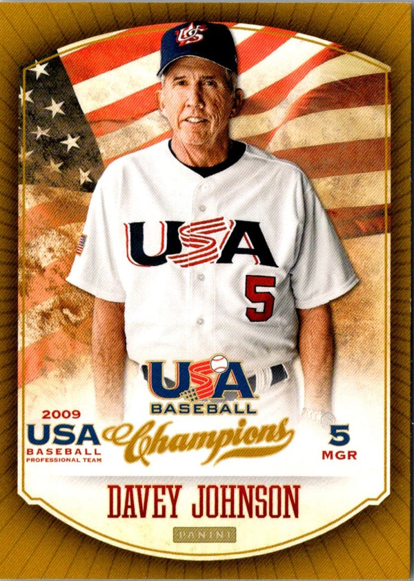 2013 Panini USA Champions Davey Johnson #40