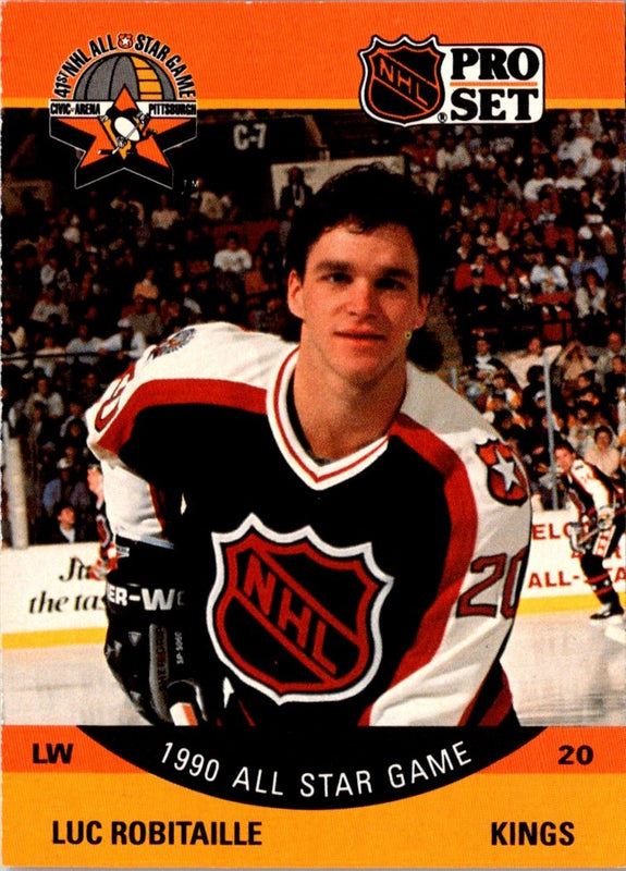 1990 Pro Set Luc Robitaille #341