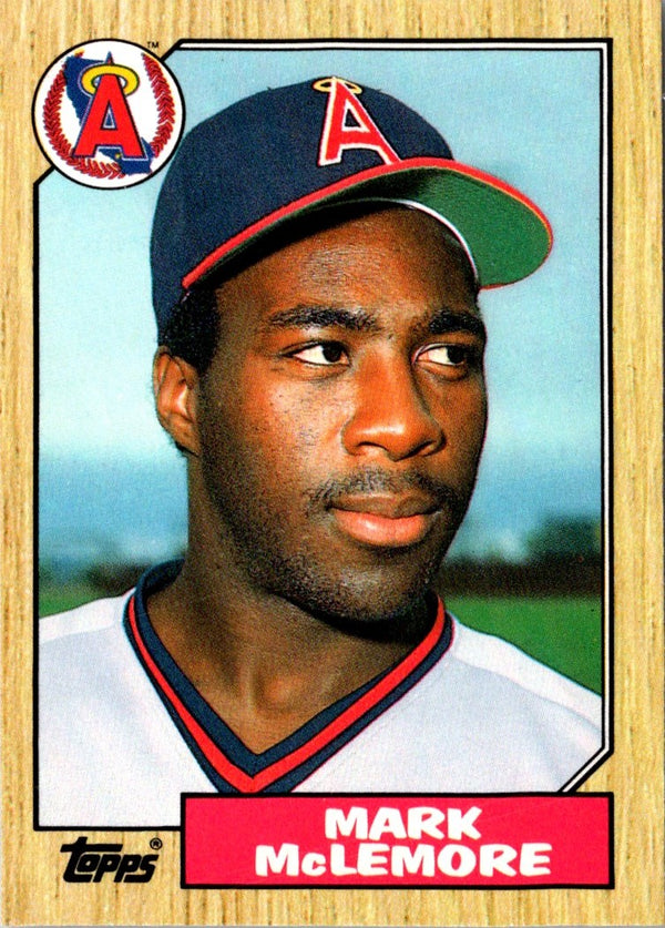 1987 Topps Traded Mark McLemore #75T