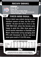2008 Topps Tipoff Ricky Davis #58
