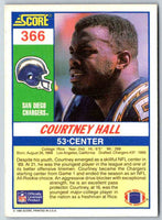 1990 Score Courtney Hall #366