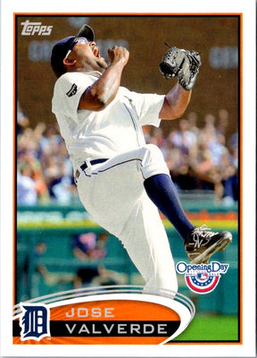 2012 Topps Opening Day Jose Valverde #10