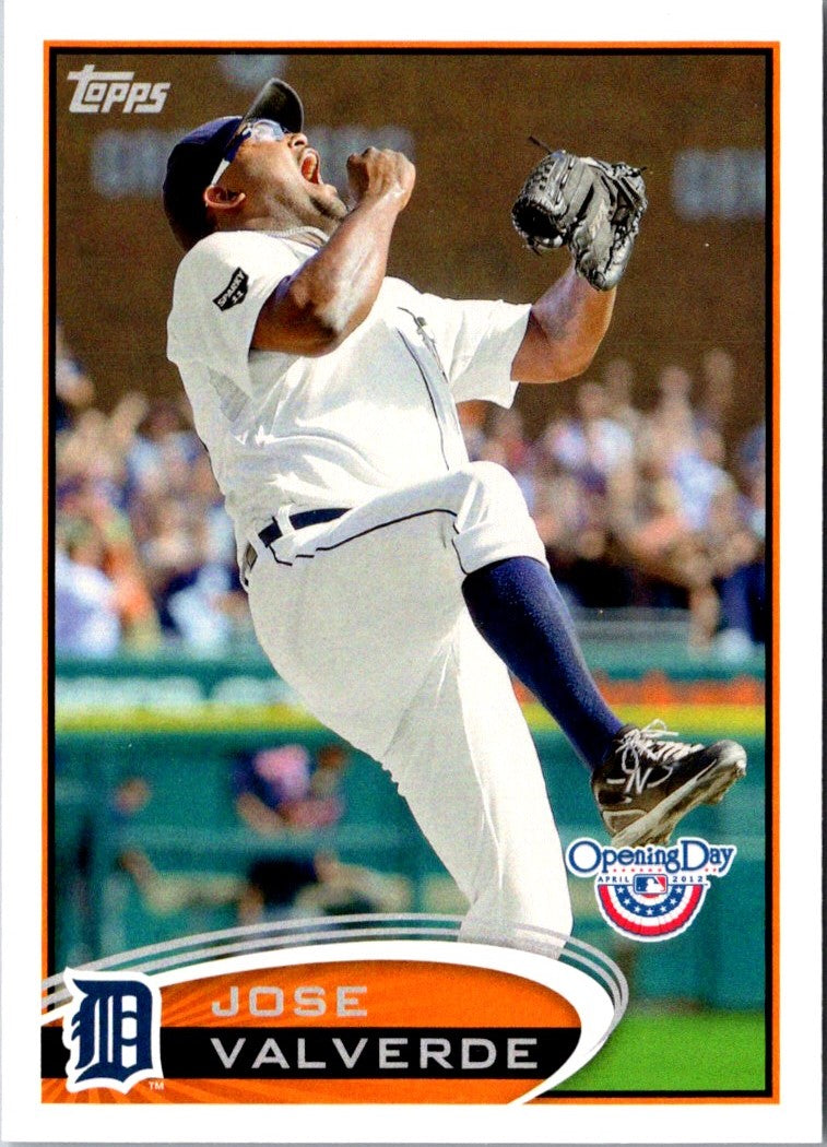 2012 Topps Opening Day Jose Valverde