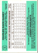 1984 Donruss Chuck Rainey