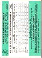 1984 Donruss Chuck Rainey #76