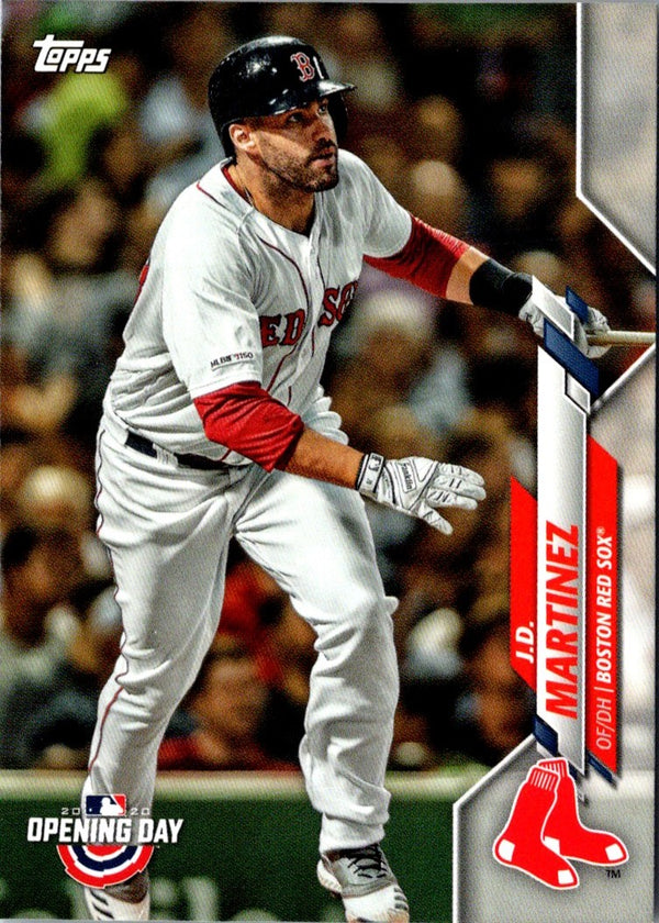 2020 Topps Boston Red Sox J.D. Martinez #BOS-15