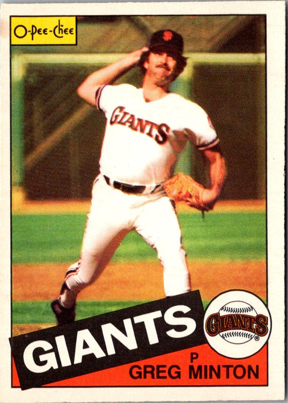 1985 O-Pee-Chee Greg Minton #45