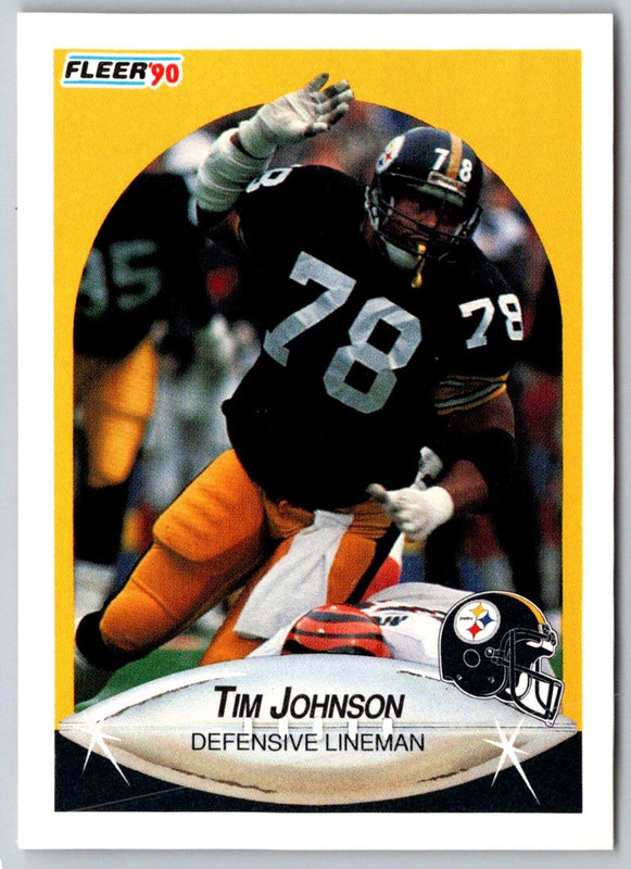 1990 Fleer Tim Johnson #144