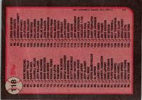 1989 Topps Checklist 1-132 #118