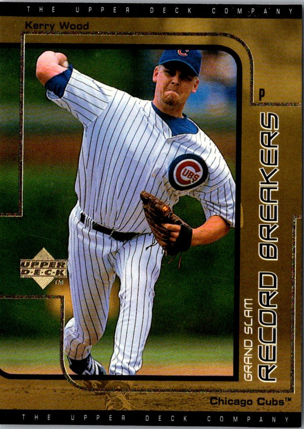 1999 UD Choice Record Breakers Kerry Wood #G5