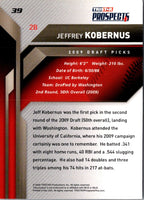 2009 TriStar Prospects Plus Jeffrey Kobernus #39