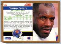 1991 Score Warren Powers #46