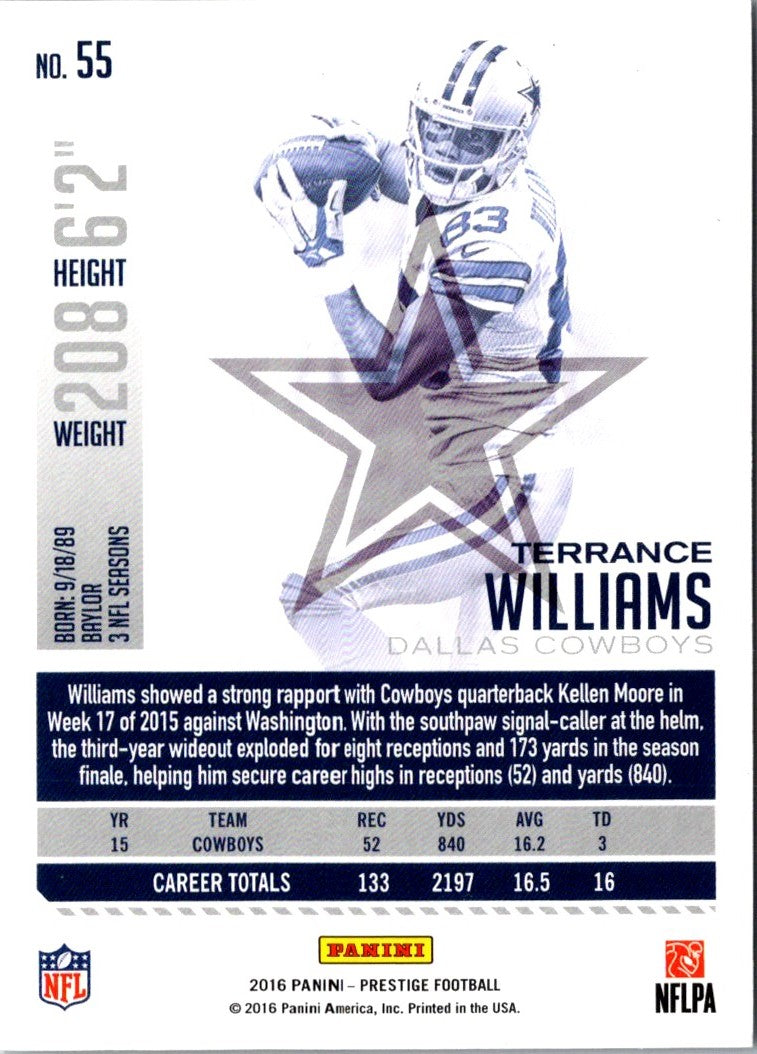 2016 Panini Prestige Terrance Williams