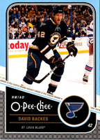 2011 O-Pee-Chee David Backes #385