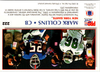 1992 Pro Set Power Mark Collins #222
