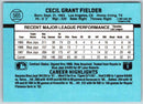 1988 Donruss Cecil Fielder
