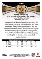 2012 Topps Chris Ivory #349