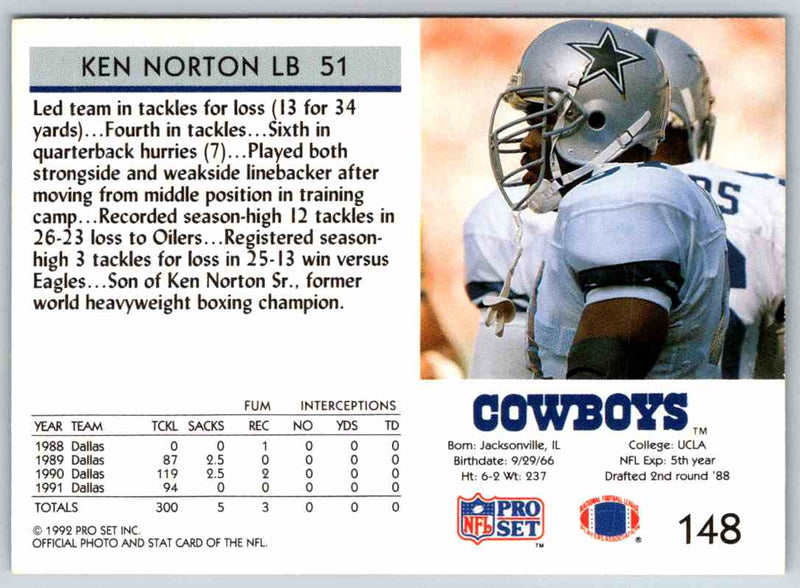 1992 Proset Ken Norton