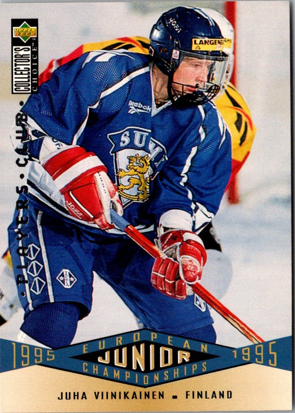 1995 Collector's Choice Player's Club Juha Viinikainen #329 Rookie