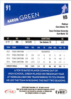 2016 SAGE HIT Aaron Green #91