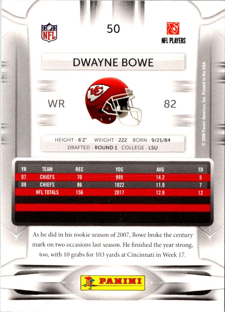 2009 Playoff Prestige Dwayne Bowe