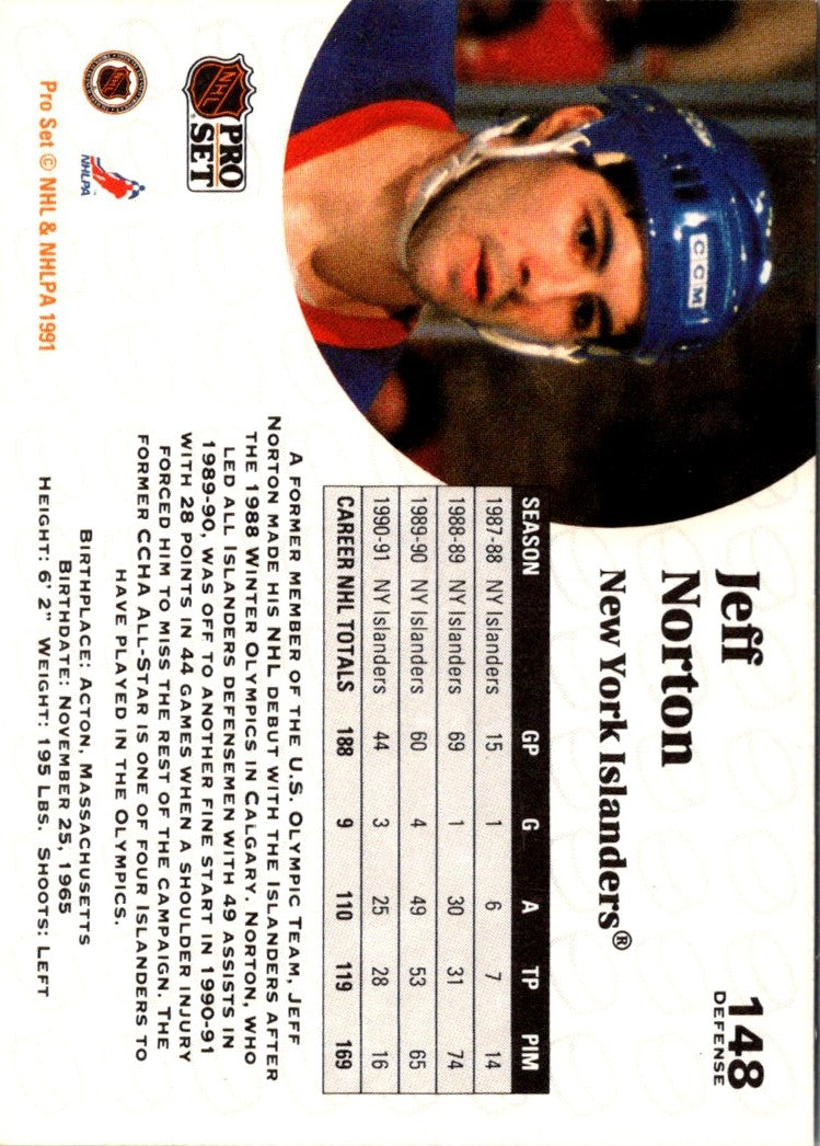 1991 Pro Set Jeff Norton