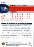 2009 Upper Deck USA National Team Retrospective Kevin Jepsen #USA-11