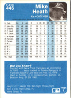 1984 Fleer Mike Heath #446
