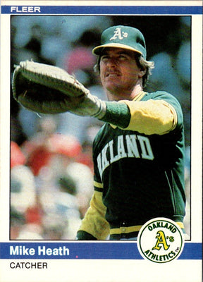 1984 Fleer Mike Heath #446