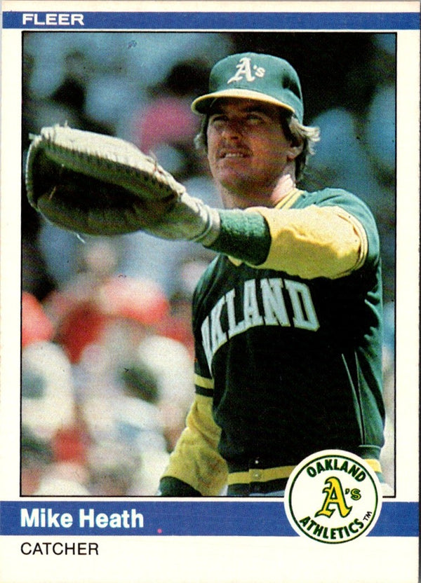 1984 Fleer Mike Heath #446