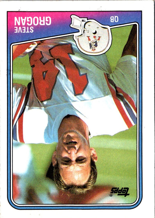 1988 Topps Steve Grogan #176