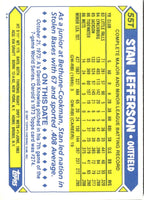 1987 Topps Traded Stan Jefferson #55T
