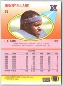 1990 Fleer Henry Ellard