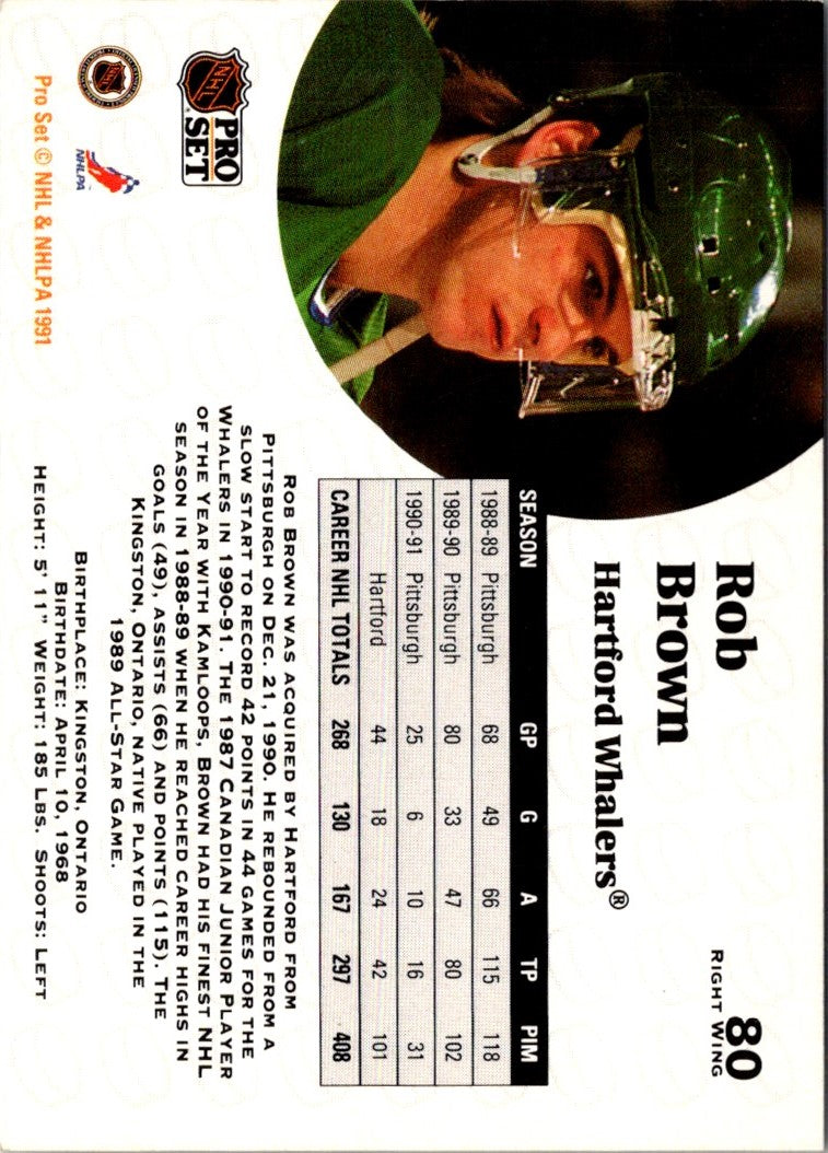 1991 Pro Set Rob Brown