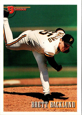 1993 Bowman Brett Backlund #134 Rookie