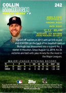 2016 Stadium Club Collin McHugh