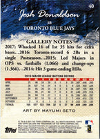 2017 Topps Gallery Josh Donaldson #40