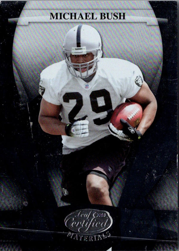 2008 Leaf Certified Materials Michael Bush #105